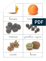 Nombres de Las Frutas