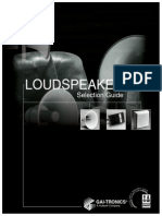 Loudspeaker: Selection Guide