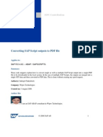 Converting SAP Script Output to PDF File