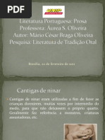 Modelo Slides Tradição oral - Aluno Mario César