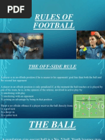 Rules of Football - Pps