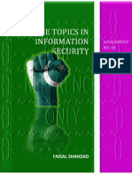 Advance Topics in Information Security - Assignment No. 04