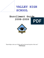 Star Valley High School: Enrollment Guide 2008-2009