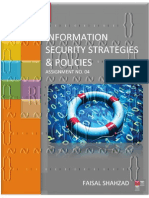 Information Security Strategies and Policies - Assignment No. 04