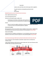 Tissue Fluid: Hydrostatic Pressure: Pressure of Blood From Heart Contractions