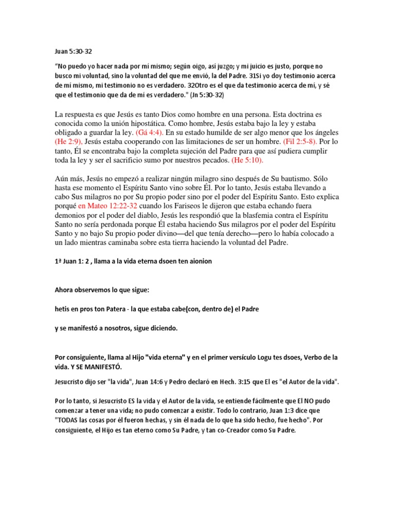 Jesus Como Dios | PDF | Biblia | Jesús