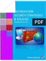 Information Security Strategies and Policies - Assignment No. 06