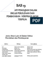 Bab 19 - Pengujian Siklus Perolehan Dan PBayaran Lanjutan