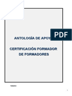 Antología Certificación