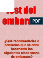 Test Del Embarazo