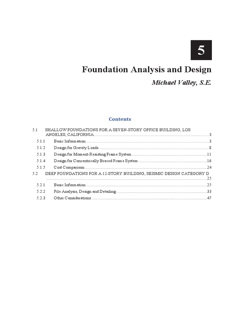 Foundation Analysis and Design | PDF | Geotechnical Engineering | Deep ...