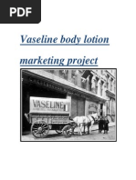 Download 51638978 Vaseline Body Lotion Marketing Project00 by Harsh Savla SN209826645 doc pdf