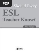 Download What Should Every ESL Teacher Know -Paul Nation by Stafford Lumsden SN209828455 doc pdf