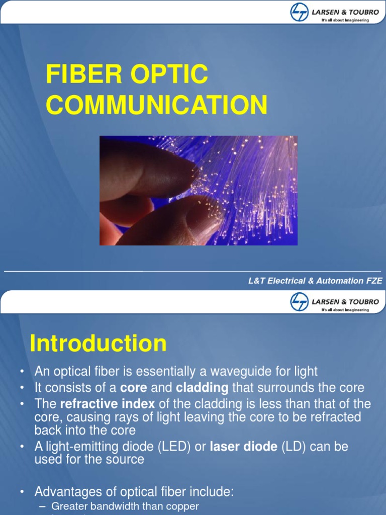 Fiber Optic Communication | PDF | Optical Fiber | Dispersion (Optics)