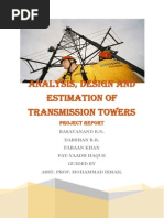 Report on Transmission Towers