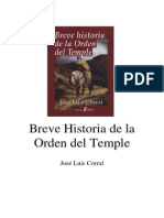 Breve Historia de La Orden Del Temple Jose Luis Corral