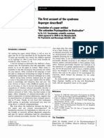 Translation of A Paper Entitled Die Schizoiden Psychopathien Im Kindersalten - GE Ssucharewa 1926-By S Wolff 1996