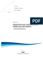 PenePenetration Testing on a Wireless Networktration Testing on a Wireless Network
