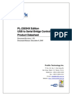 PL-2303HX Edition USB To Serial Bridge Controller Product Datasheet