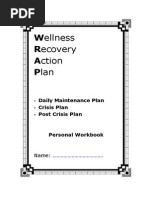 Wellness Recovery Action Plan - WorkBook - TRADUCIR FULL