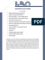 Pesos y Tipo de Aluminio