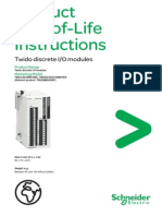 Product End-of-Life Instructions: Twido Discrete I/O Modules
