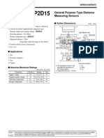 GP2D12/GP2D15: General Purpose Type Distance Measuring Sensors