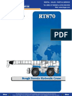 RT870 Dimensional and Specifications Chart