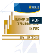Presentacion Ley 1438 de 2011 Bucaramanga