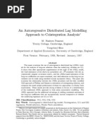 An Autoregressive Distributed Lag Modelling Approach To Cointegration Analysis