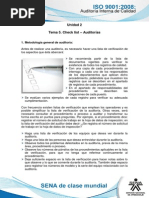 Tema 5. Check List - Auditorias