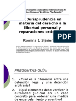CORTE IDH - Libertad e Integridad Personal - Romina I Siejniesky - Curso HFZ - 2013