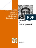 Curso Carisma Misionero Franciscano o