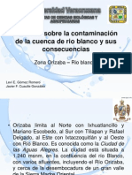 Estudios Sobre La Contaminación de La Cuenca de Rio Blanco y Sus Consecuencias