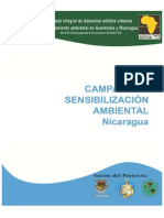 Campana de Sensibilizacion Ambiental - Nicaragua