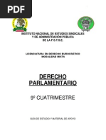 Derecho Parlamentario