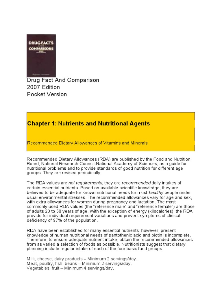 Drug Facts and Comparisons 2007 PDF