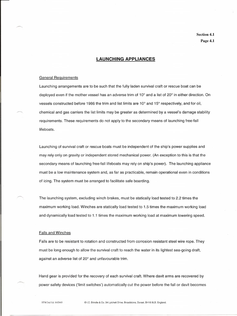 Solas Training Manual Partiv PDF Ships Shipping