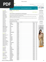 HTML Color Names