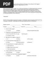 Download Halimbawa ng isang Survey Questionnaire sa Pamanahong Papel by John Cyrill Corsanes SN209919044 doc pdf