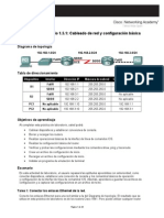 Práctica de Laboratorio 1.5.1: Cableado de Red y Configuración Básica de Router