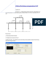 Mengitung Portal Beton Bertulang Menggunakan SAP 2000
