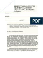 Download Eksistensi Perempuan Dalam Novel Bumi Manusia Karya Pramoedya Ananta Toer by Azizah Munaz SN209921259 doc pdf