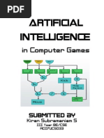 Download Artificial Intelligence in Games by kiransurekir SN20992243 doc pdf