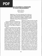 using literature to teach measurement