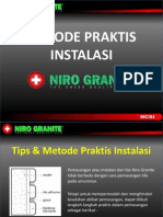 Niro Granite - Metode Praktis Instalasi