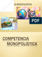 Competencia Monopolística y Oligopolio