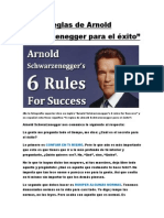 Las 6 Reglas de Arnold Schwarzenegger para El Éxito