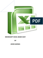 MICROSOFT EXCEL MADE EASY 