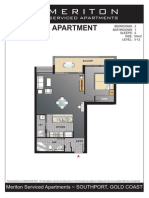 1 Bedroom Apartment: Meriton Serviced Apartments SOUTHPORT, GOLD COAST
